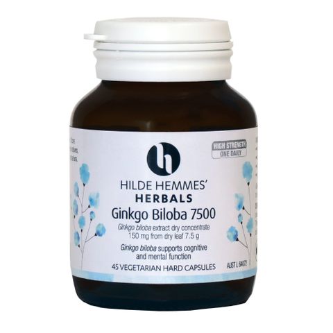 Hilde Hemmes Ginkgo Biloba 7500mg - Caps 45's