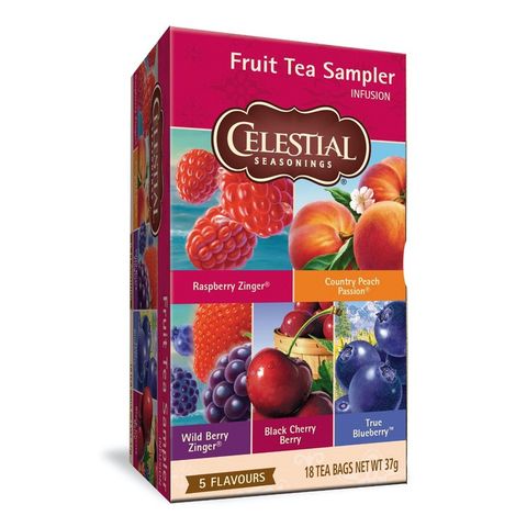 Celestial Seasonings Fruit Sampler 5 Flavours - 18 Teabags