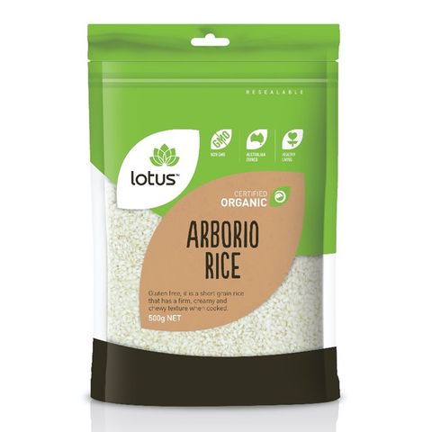 Lotus Organic Arborio Rice - 500g