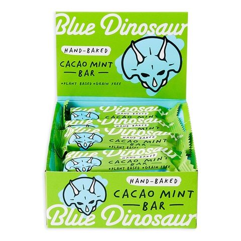 Blue Dinosaur Snack Bar Cacao Mint 45g 12 Pack