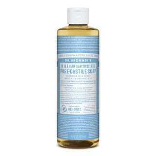 Dr Bronners Baby Unscented Castile Liquid Soap 473ml