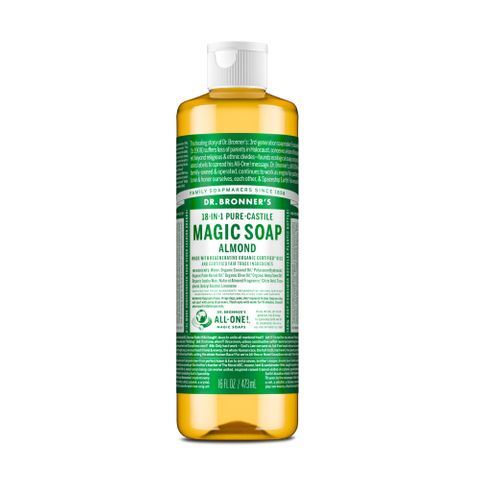 Dr Bronners Almond 18-in-1 Pure-Castile Magic Soap 473ml