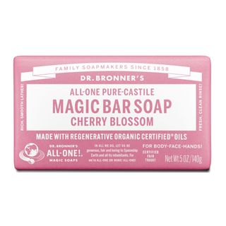 Dr Bronners Cherry Blossom ALL-ONE Pure-Castile Magic Bar Soap 140g