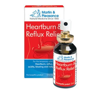 Martin and Pleasance Heartburn Reflux Relief Homeopathic Spray - 25ml