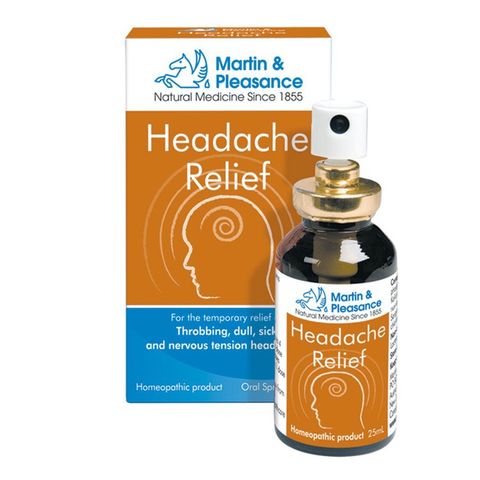 Martin and Pleasance Headache Relief Homeopathic Spray - 25ml