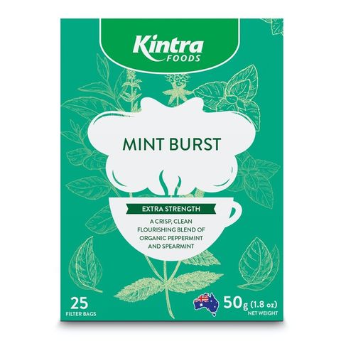 Kintra Mint Burst Tea - 25 Tea Bags 65g