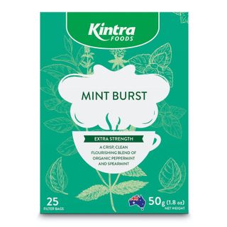 Kintra Mint Burst Tea - 25 Tea Bags 65g