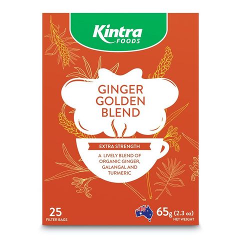 Kintra Ginger Golden Blend Tea - 25 Tea Bags 65g