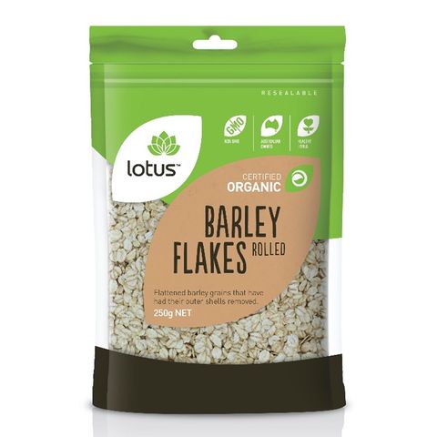 Lotus Organic Barley Flakes - 250g