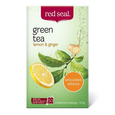 Red Seal Lemon & Ginger Green Tea - 25 Teabags