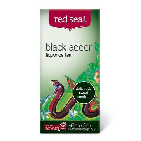 Red Seal Black Adder Liquorice Tea  - 25 Teabags