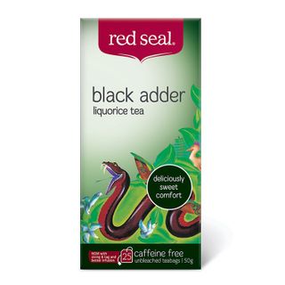 Red Seal Black Adder Liquorice Tea  - 25 Teabags