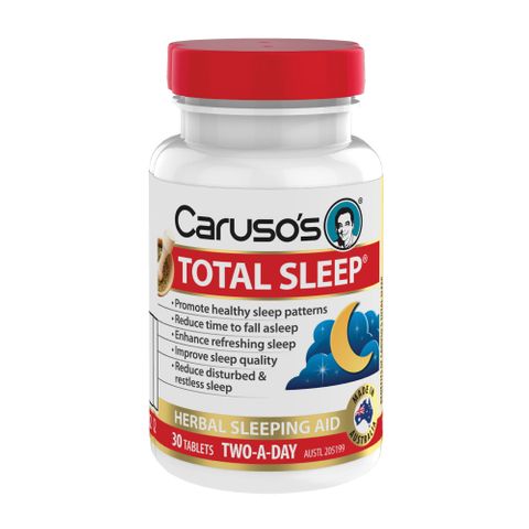 Carusos Natural Health Total Sleep 30 Tablets