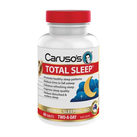 Carusos Natural Health Total Sleep 60 Tablets