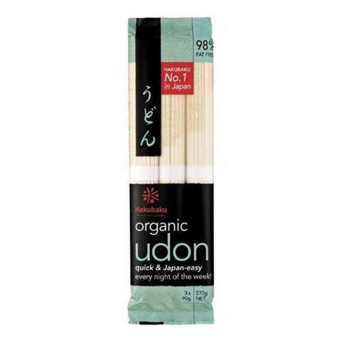 Hakubaku Organic Udon Japanese Noodles - 270g