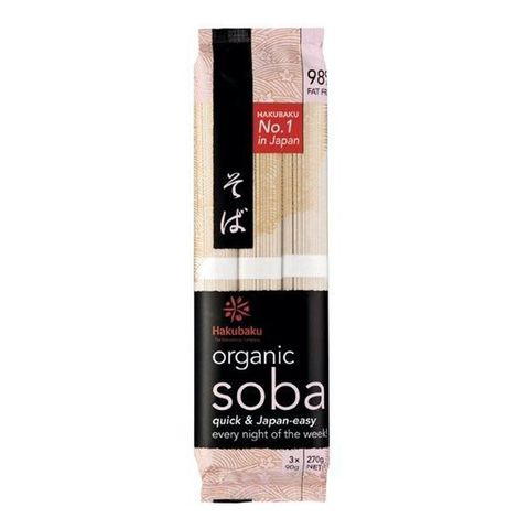 Hakubaku Organic Soba Japanese Noodles - 270g