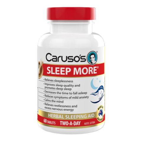 Carusos Natural Health Sleep More 60 Tablets