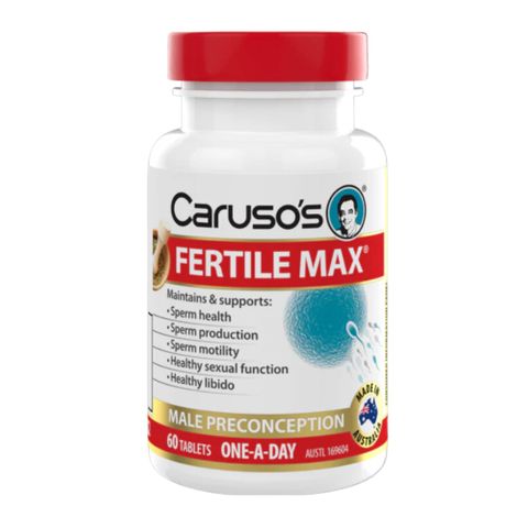 Carusos Natural Health Fertile Max 60 Tablets