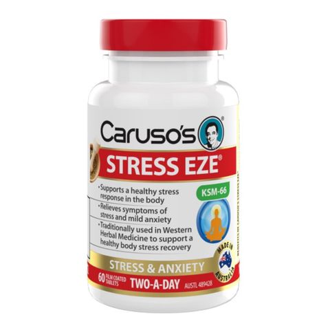 Carusos Natural Health Stress Eze 60 Tablets
