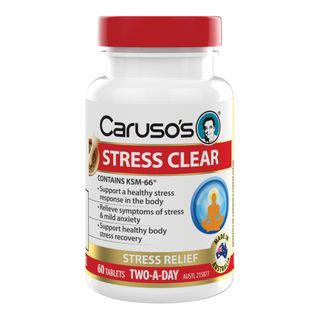 Carusos Natural Health Stress Clear 60 Tablets