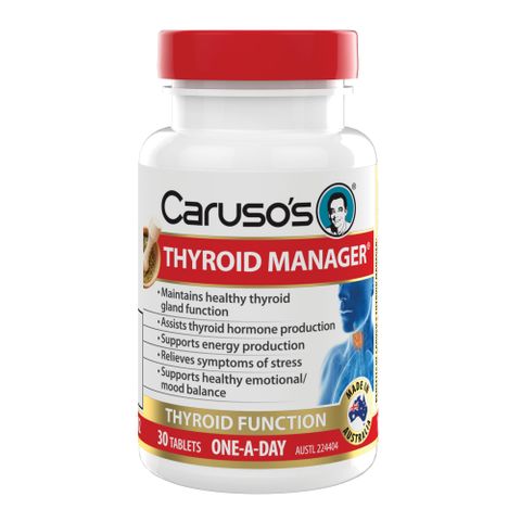 Carusos Natural Health Thyroid Manager 60 Tablets