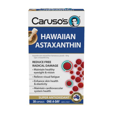 Carusos Natural Health Haiwaiian Astaxanthin 30 Capsules