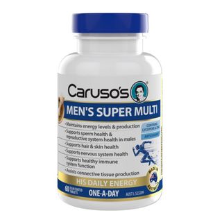 Carusos Natural Health Mens Super Multi 60 Tablets