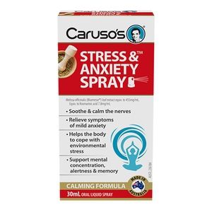 Carusos Natural Health Stress & Anxiety Spray 30ml