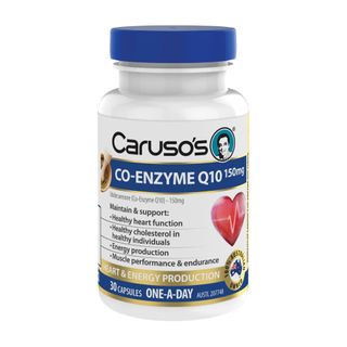 Carusos Natural Health Co-Enzyme Q10 150mg 30 Capsules