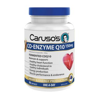 Carusos Natural Health Co-Enzyme Q10 150mg 90 Tablets