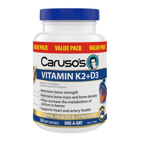 Carusos Natural Health Vitamin D3 1000IU 500 Capsules