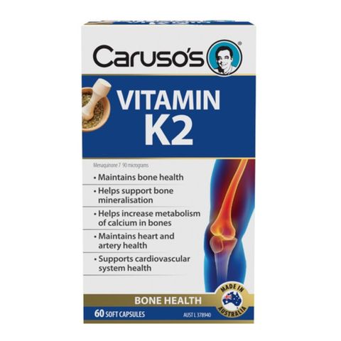 Carusos Natural Health Vitamin K2 60 Tablets