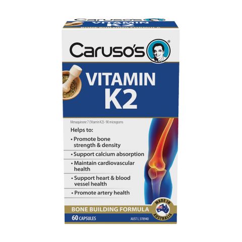 Carusos Natural Health Vitamin K2 60 Tablets