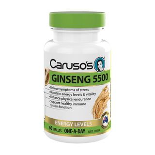 Carusos Natural Health Ginseng 5500 60 Tablets