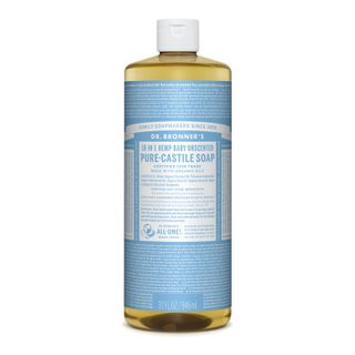 Dr Bronners Baby Unscented Castile Liquid Soap 946ml