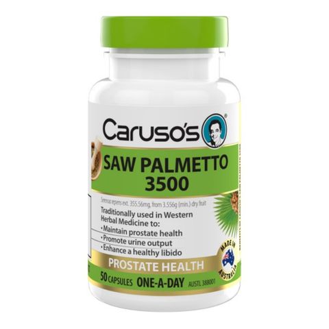 Carusos Natural Health Saw Palmetto 50 Capsules