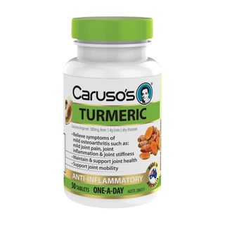 Carusos Natural Health Turmeric 50 Tablets