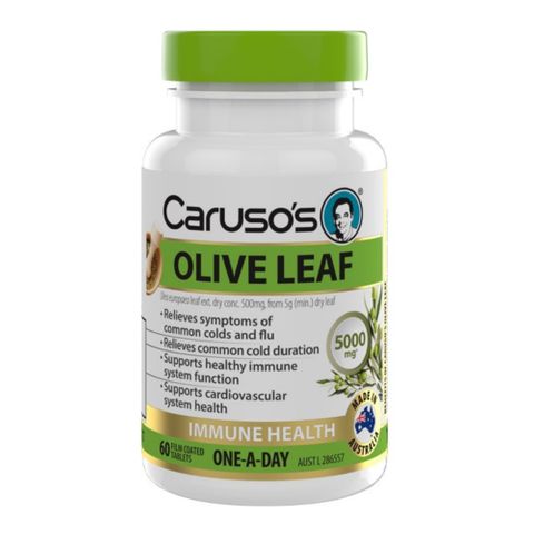 Carusos Natural Health Olive leaf 60 Tablets