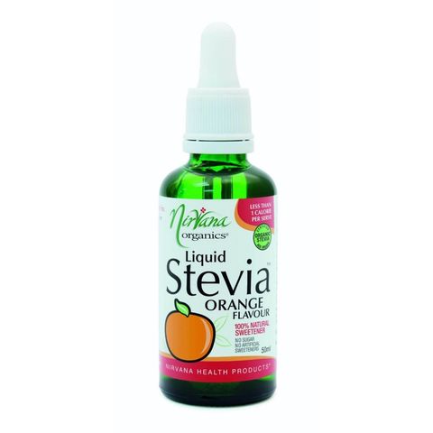 Nirvana Orange Flavour Stevia Liquid - 50ml