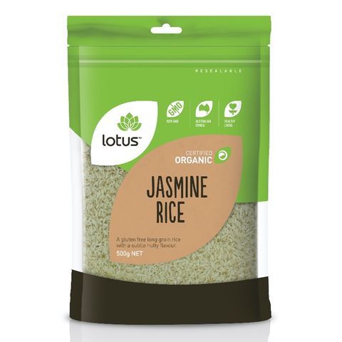 Lotus Organic Jasmine Rice - 500g