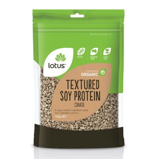 Lotus Organic Textured Soy Protein (Coarse) - 100g