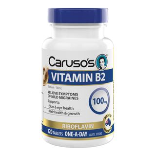 Carusos Natural Health Vitamin B2 100mg 120T