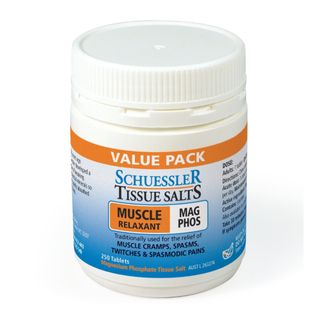 Schuessler Tissue Salts Mag Phos Muscle Relaxant - 250 Tabs