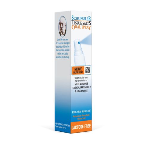 Schuessler Tissue Salts Kali Phos Nerve Nutrient Oral Spray - 30ml