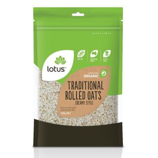 Lotus Organic Creamy Rolled Oats - 750g