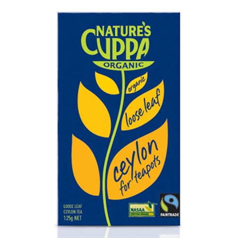 Natures Cuppa Organic Loose Leaf Ceylon Black Tea - 125g