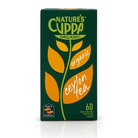 Natures Cuppa Organic Pure Ceylon Tea - 25 Teabags