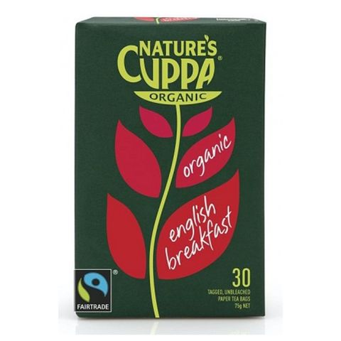 Natures Cuppa Organic English Breakfast Tea - 25 Teabags