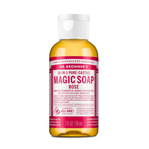 Dr Bronners Rose 18-in-1 Pure-Castile Magic Soap 59ml