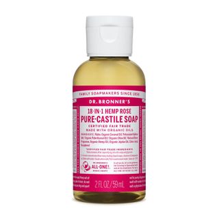 Dr Bronners Rose Oil Castile Liquid Soap 59ml